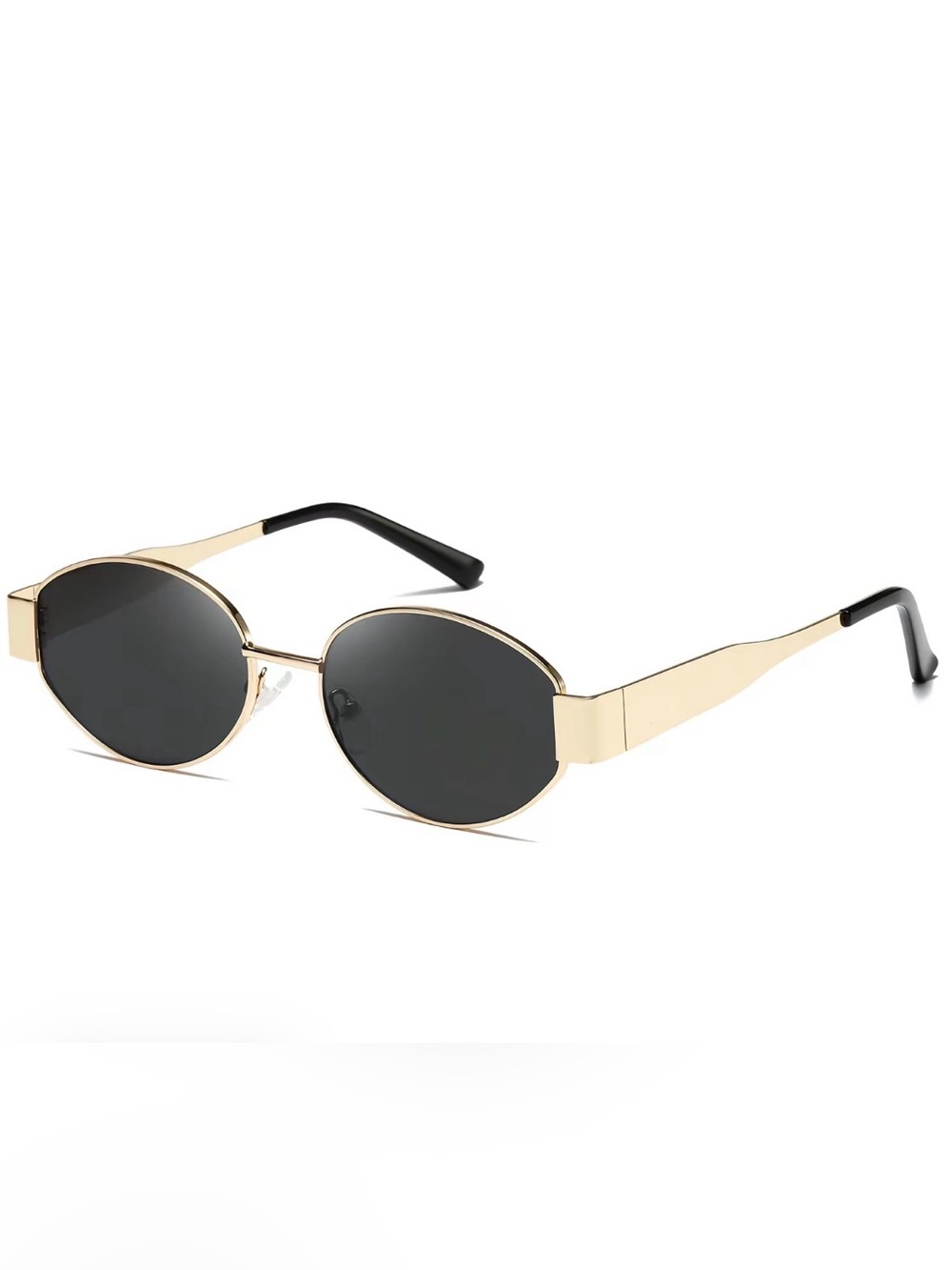 Amazon Gold Frame Sunglasses with Black Lenses